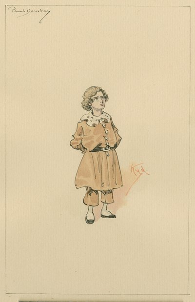 Petit Paul Dombey, c.1920s - Joseph Clayton Clarke